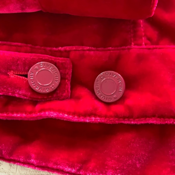Givenchy pink velvet button up  jacket - Picture 12 of 16